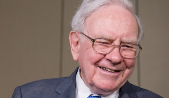 warren buffett smiling