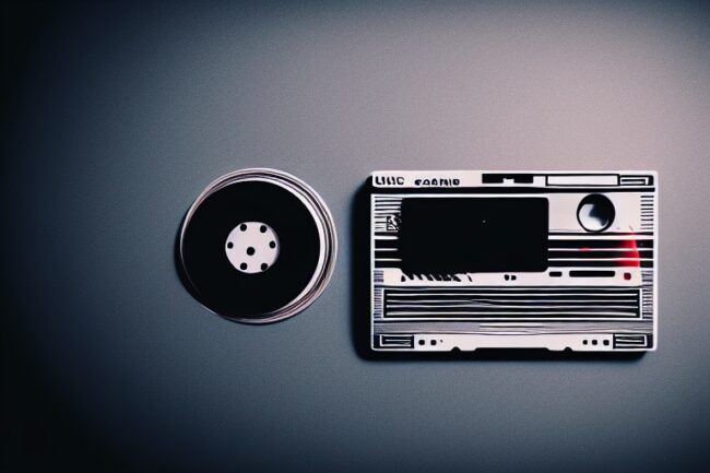 Photo of a cassette tape
