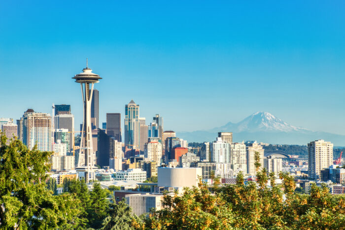 View of Seattle from the Queen Anne neighborhood