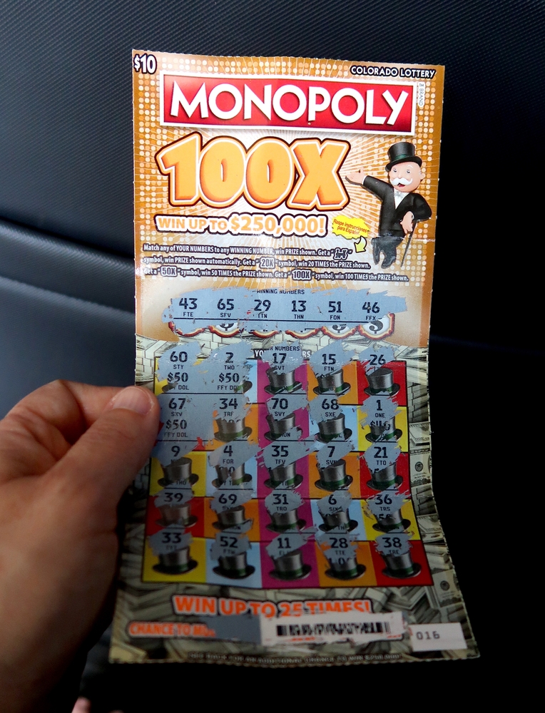Monopoly scratch off ticket