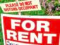 For Rent sign