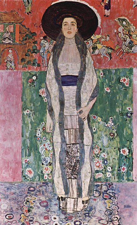 Portrait of Adele Bloch-Bauer II by Gustav Klimt (1912) painting 