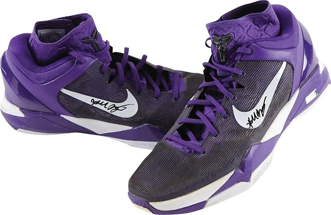 Kobe Bryant Photomatched 2012 Playoffs Game Used Signed Sneakers