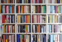 Bookshelf full of books