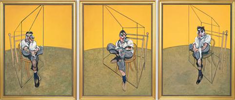 Three Studies of Lucien Freud by Francis Bacon