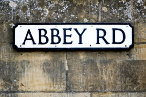 Abbey Road sign