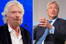 Richard Branson and Jamie Dimon