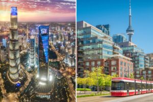 Shanghai and Toronto