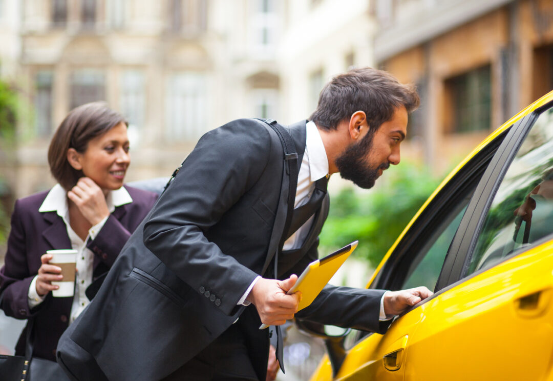 Business people on the street