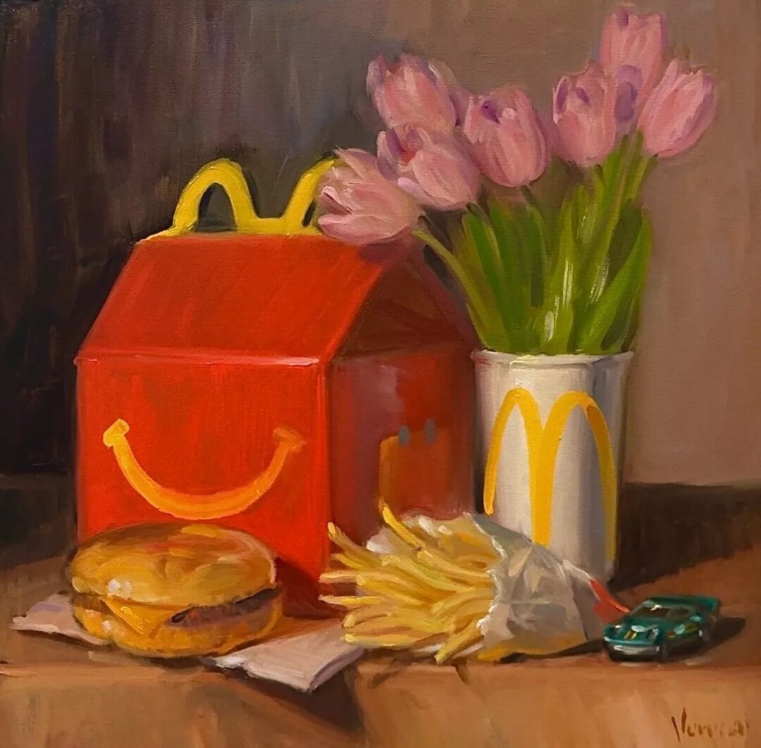 mcdonalds oil painting