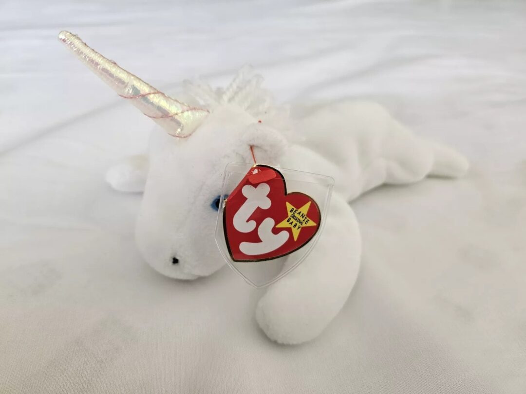 mystic unicorn beanie baby