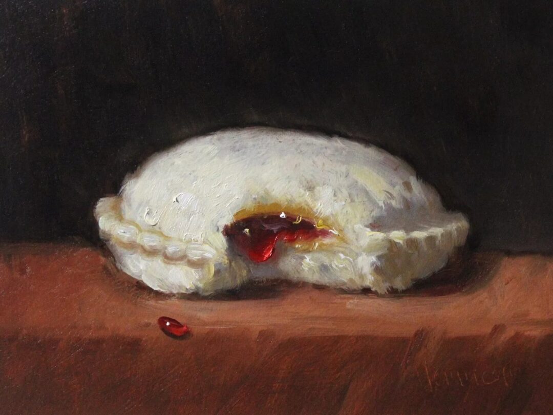 uncrustables oil painting