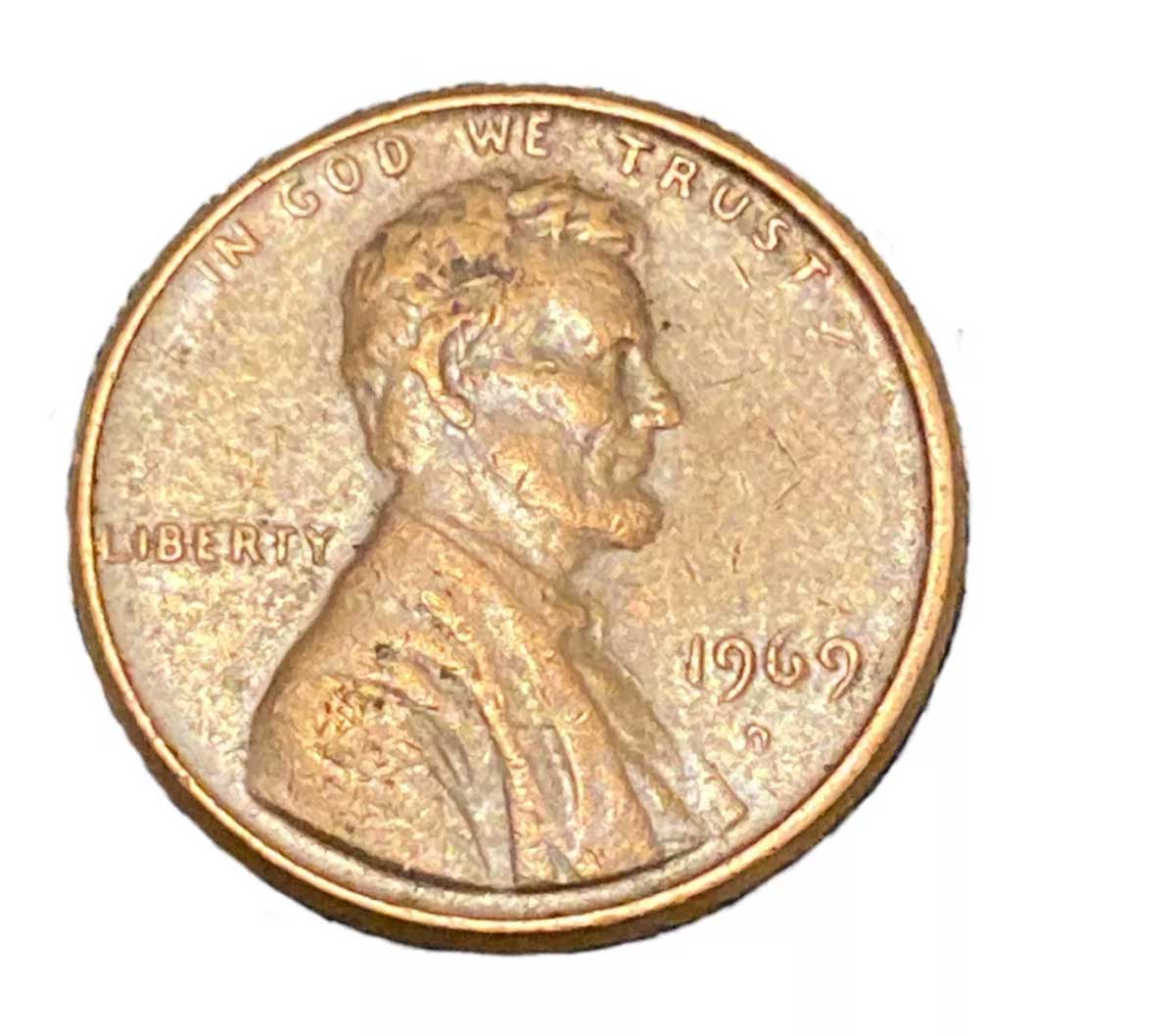 1969-S Doubled Die Lincoln Penny