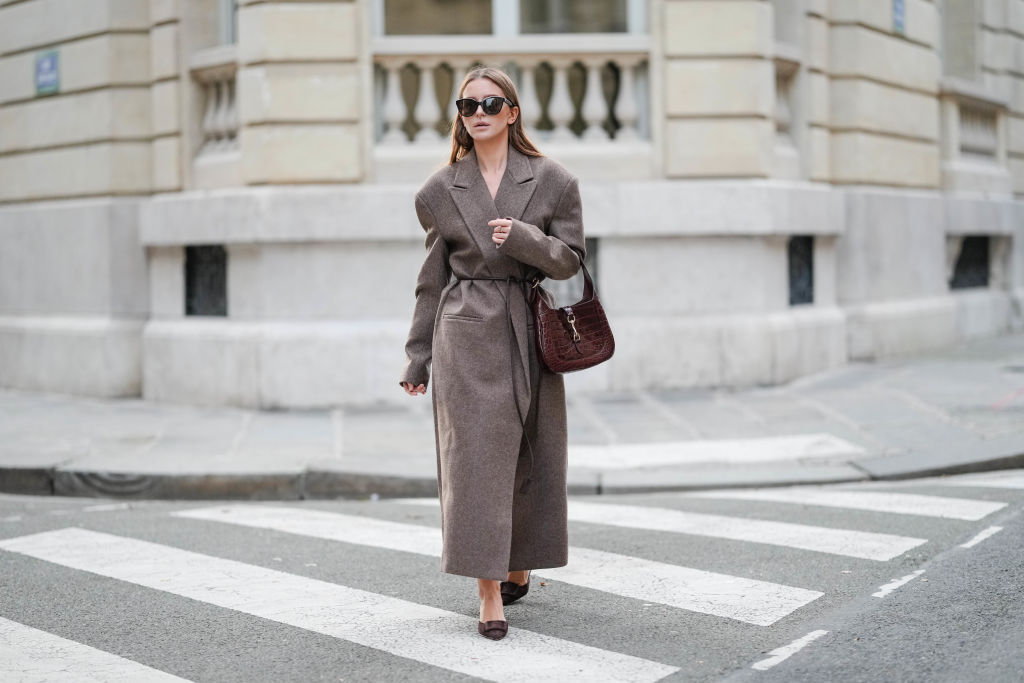 woman wearing designer sunglasses