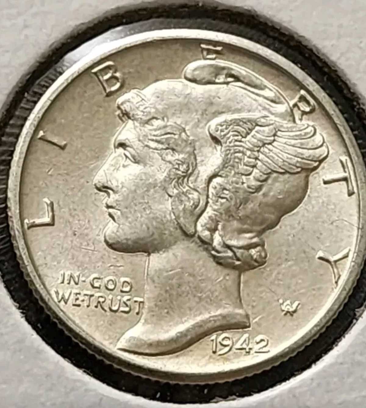 1942/1 Overdate Mercury Dime