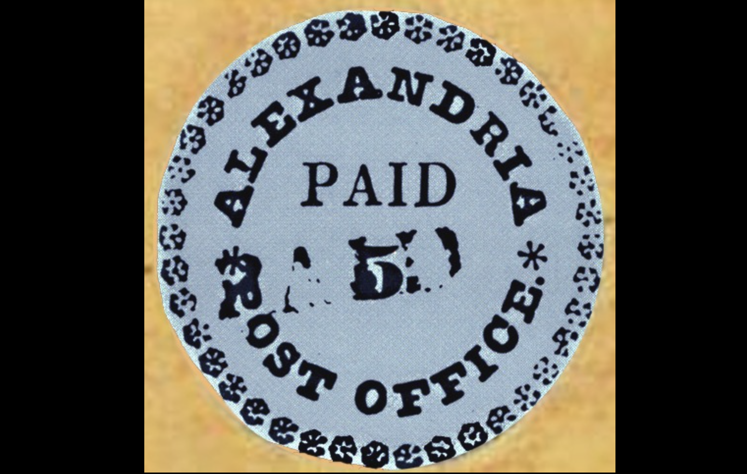 Alexandria 'Blue Boy' stamp