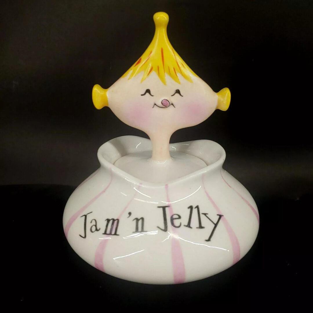 Holt Howard Pixieware Jam 'n Jelly Condiment Jar