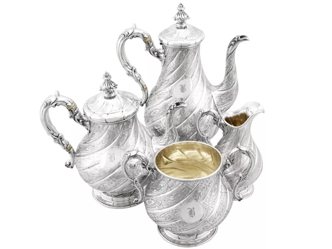 sterling silver tea set