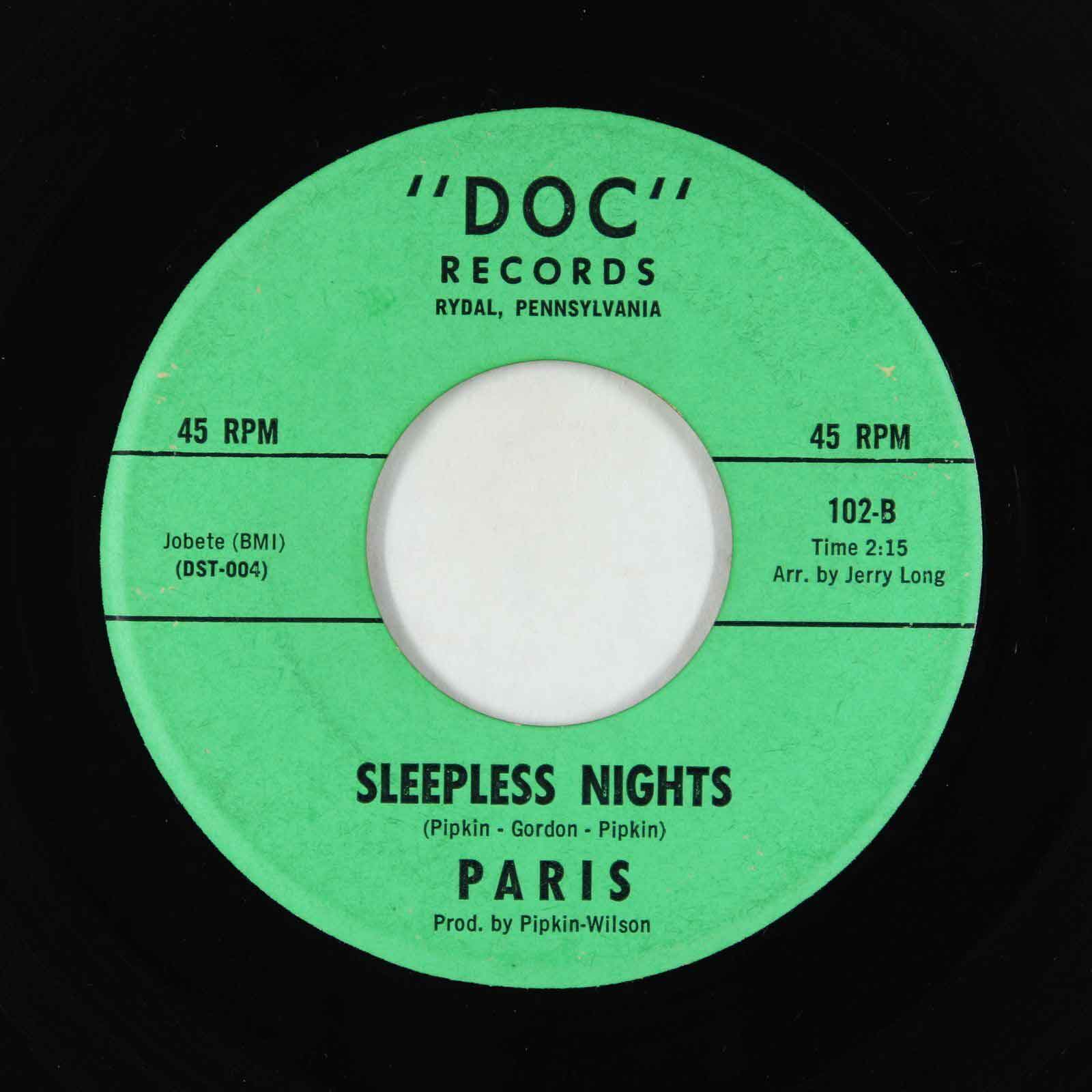 Paris Sleepless Nights