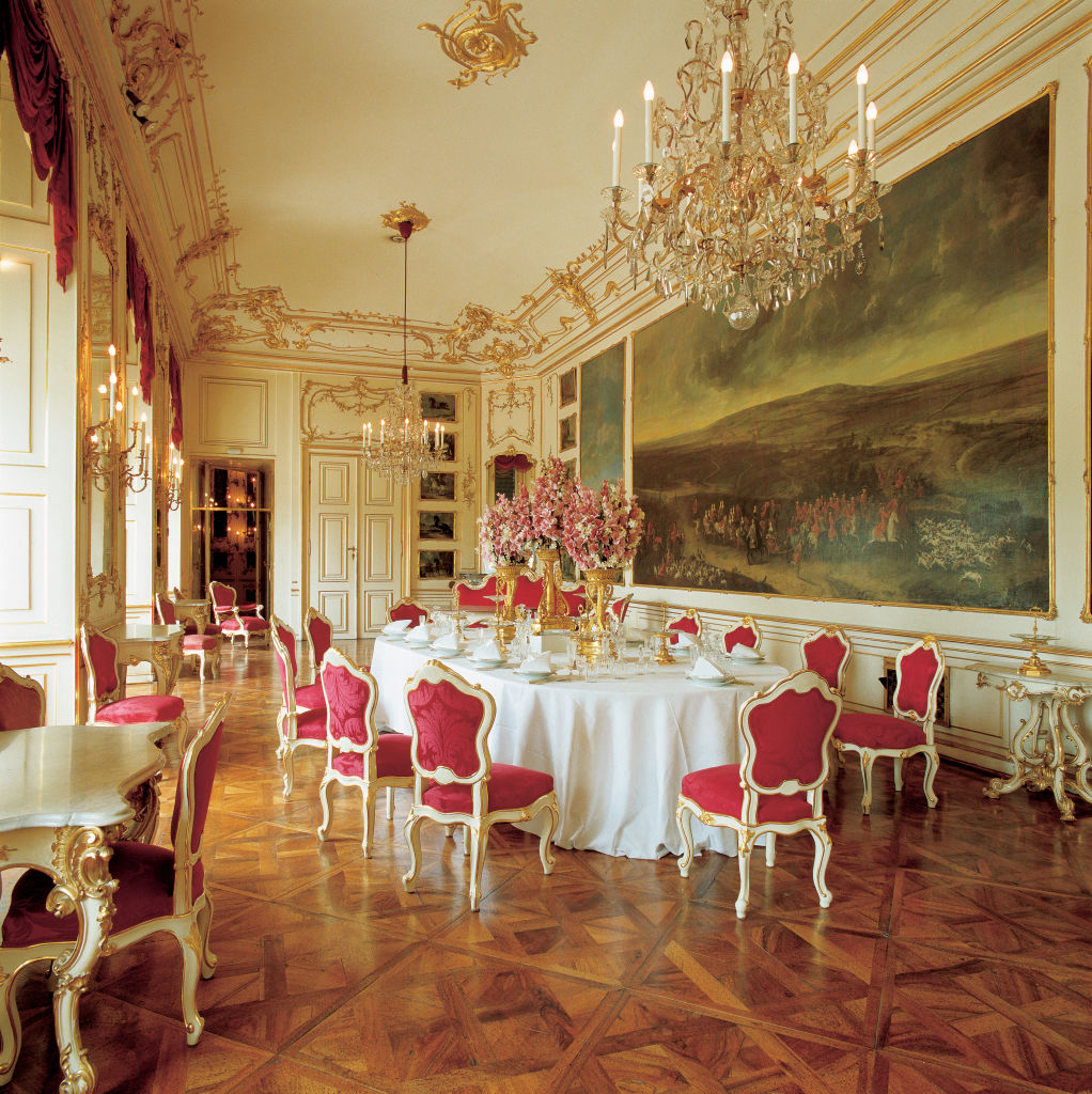 The Roeselzimmer (The horse's room) in Castle Schoenbrunn