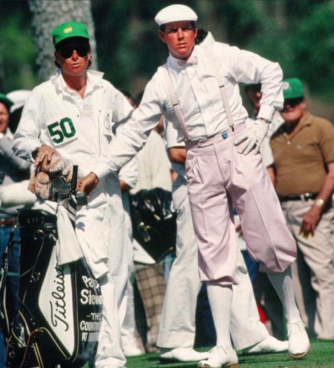 payne stewart at the masters in 1987
