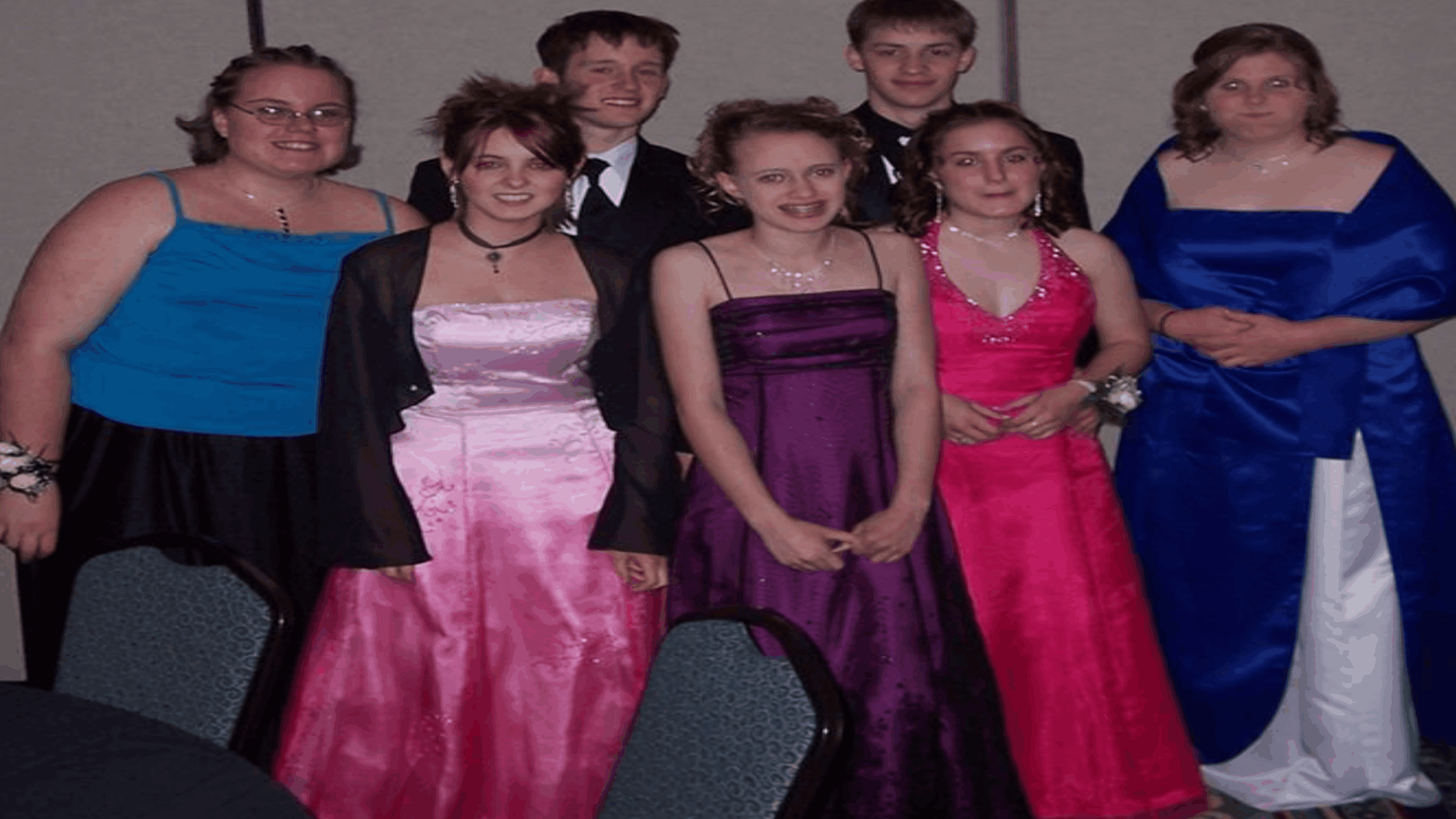 2000s prom photos with bold and unapologetic fashion
