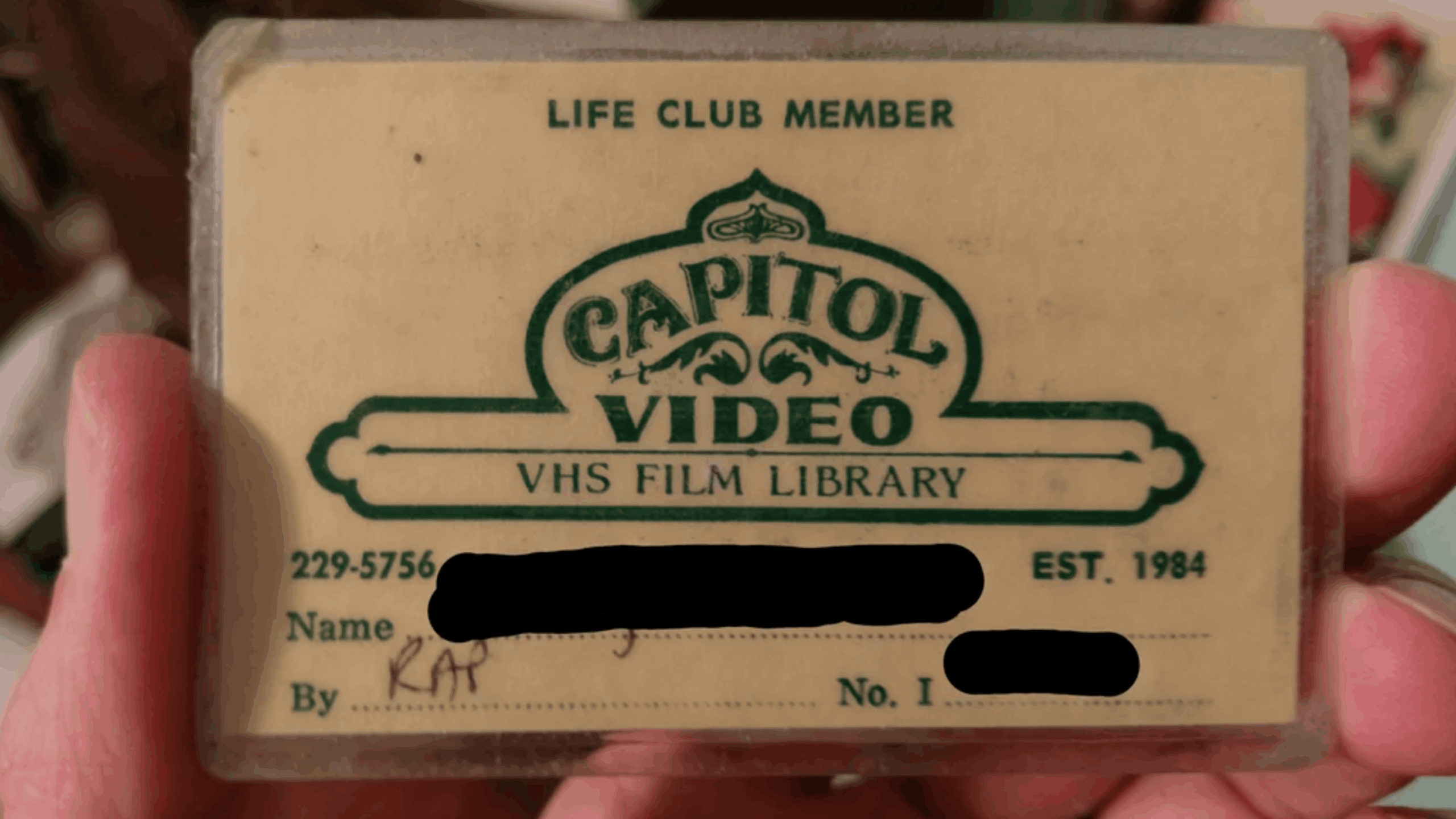 18 items that disappeared including video rental memberships