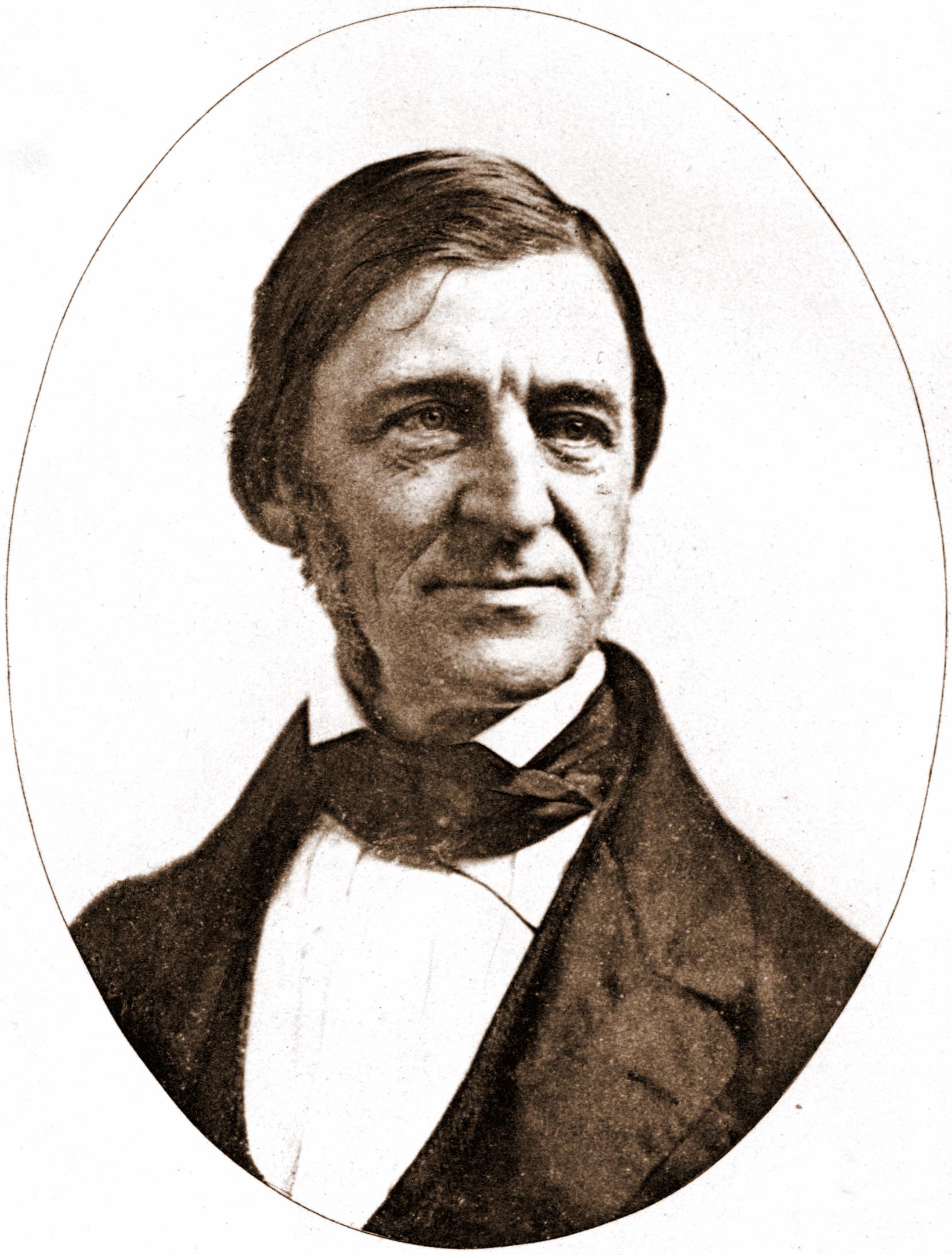 Sepia-toned portrait of a middle-aged man with sideburns, wearing a suit, white shirt, and bow tie, looking slightly to the side. The image is oval-framed with a plain background.